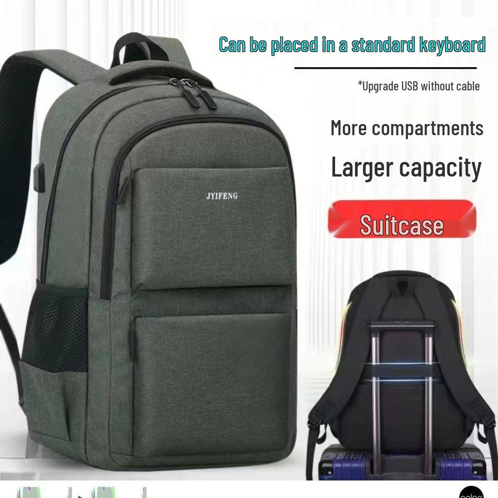 Чоловічий зносостійкий 16-дюймовий шкільний рюкзак Oxford великої місткості