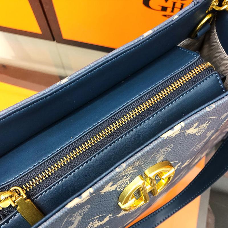 Ladies Bags Elegant Fashion Luxury One Shoulder Handbag Large Capacity Multilayer Leather Bag