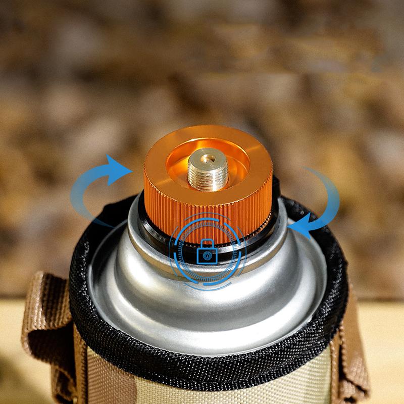 Gas Convert Adapter, Camping Gas Bottle Adapter, Camping Stove Connector Gas Bottle Adaptor for Butane Canister