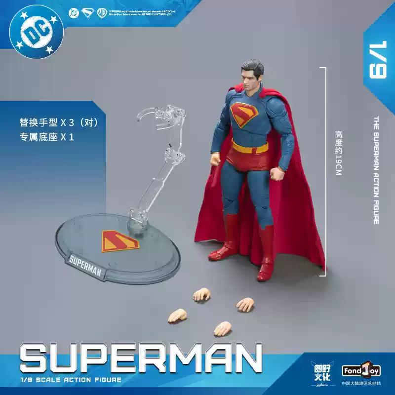 

Latest Original Fondjoy David Corenswet Super man Action Figure 1/9 Latest Superman Figure Joint Movable Model Statue Kid Toy Boys Present