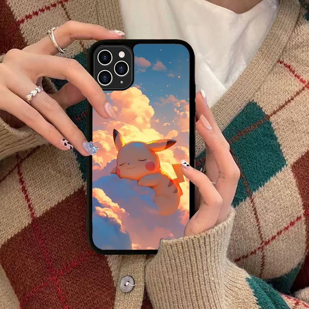 1pc Popular Cartoon Anime P-PokemonS Phone Case Silicone PC+TPU For For IPhone 11 12 13 14 15 16 Plus Pro Max Cover