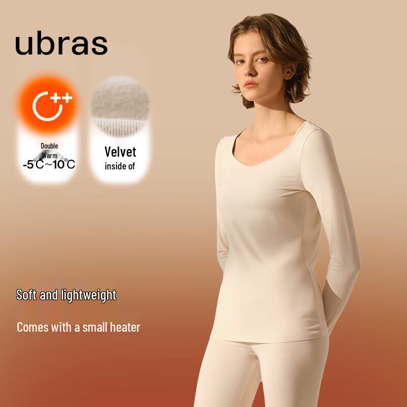 

Женский комплект базового слоя Ubras с ромбовидным воротником, особо теплый L