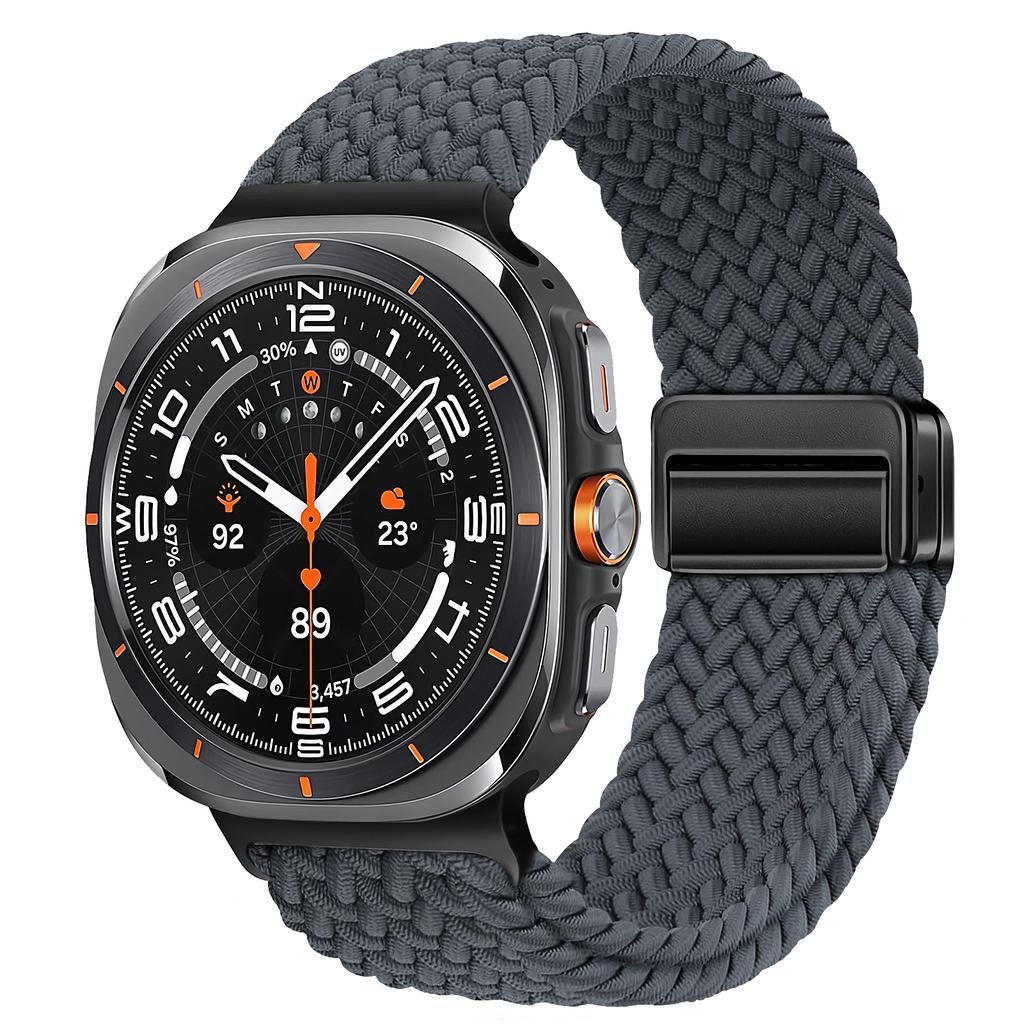 Braided Bands For Samsung Galaxy Watch Ultra 47mm watchband Magnetic wrist sport belt Bracelet Correa Galaxy Watch 7 Ultra Strap