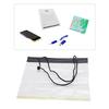 Outdoor Waterproof Map Plastic Bag Valve Bag Transparent Map Case Hold Bag