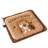 Cute Cartoon Faux Cashmere Office Seat Cushion - Plush, Cold-Proof, and Soft for Long-Term Sitting