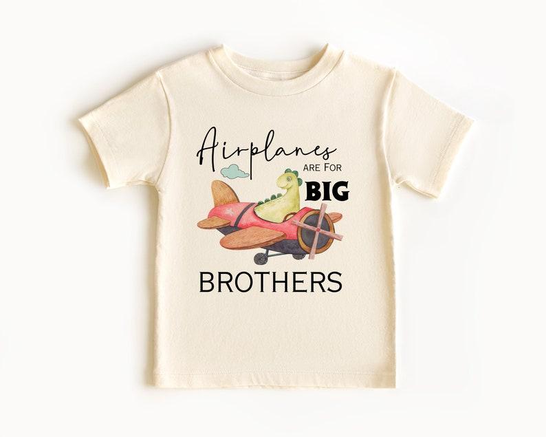 Big Brother Airplanes T shirt, promoted to big brother tee, co pilot joining, pregnancy announcet shirt, soon to be big brother shirt 130