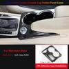 Carbon Fiber For Mercedes Benz GLK X204 Car Center Cup Holer Panel Cover Trims