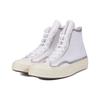 Converse Chuck 70 High Metallic Tape Seam Unisex Sneakers White Egret Black 170767C