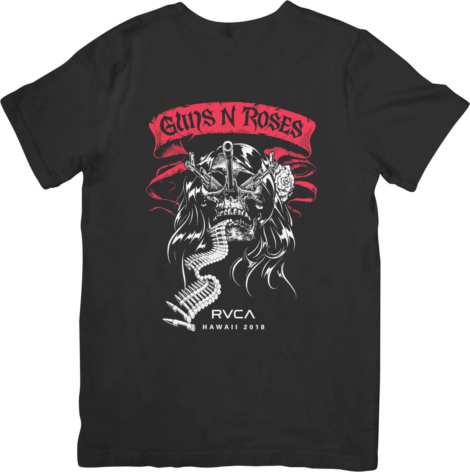 

Guns n Roses Music Unisex Fit for Men Women Quality Cotton T-Shirt Black XL