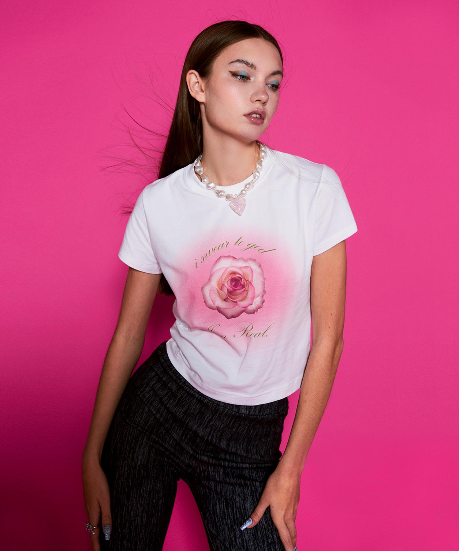 Buddy Rose Graphic Tee White M