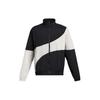 Color Block Casual Training Pleated Long Sleeve Jacket Men Jackets Black 1382874-001