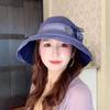 Summer middle-aged and elderly thin breathable light eaves sunscreen hat fisherman sun hat mother hat temperament sun hat