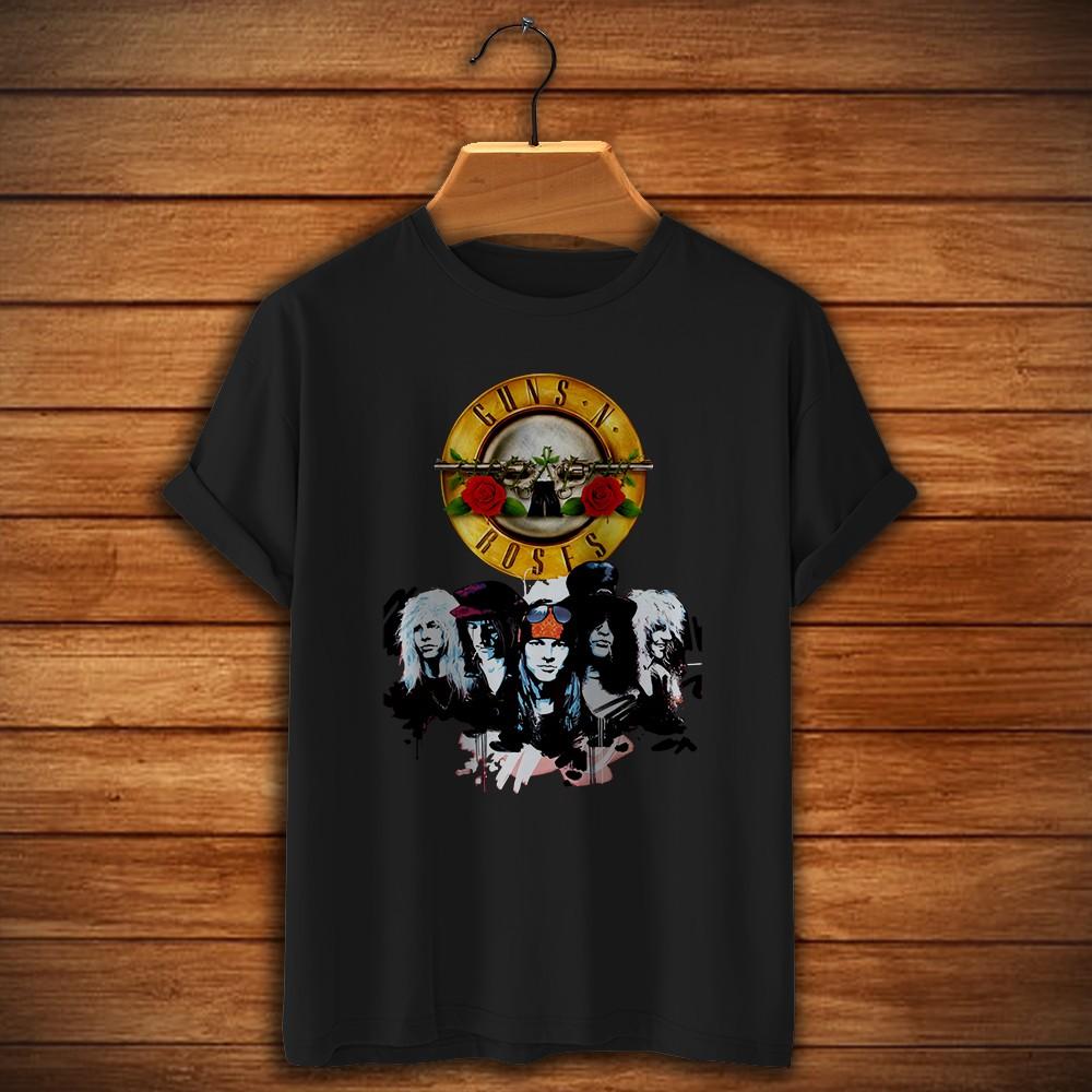 Vintage Guns N Roses T-Shirt Axl Rose Frank Ferrer Dizzy Reed Melissa Reese Unisex T-Shirt L
