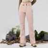 Water-Repellent Durable Outdoor Micro-Flare Pants with Autumn/Winter Velvet Warmth