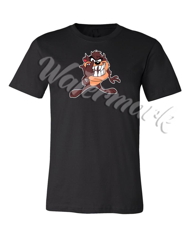 Taz Middle finger Logo shirt 6 Sizes S-5XL! Fast Ship! Unisex T-Shirt XXL