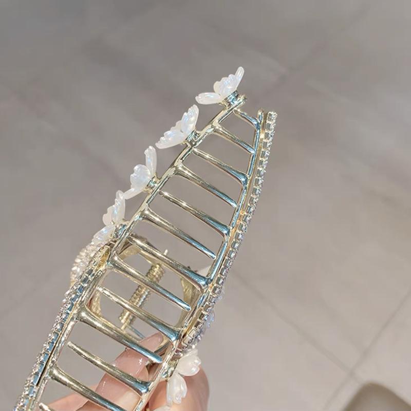 2024 Elegant Korean Floral Large Hair Claw Clip for Updo
