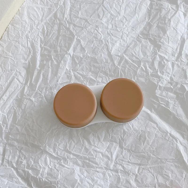 Mini Portable Contact Lens Case Eyes Contacts Care Container Box Contact Lenses Storage Box Color Contact Lens Box 1pcs