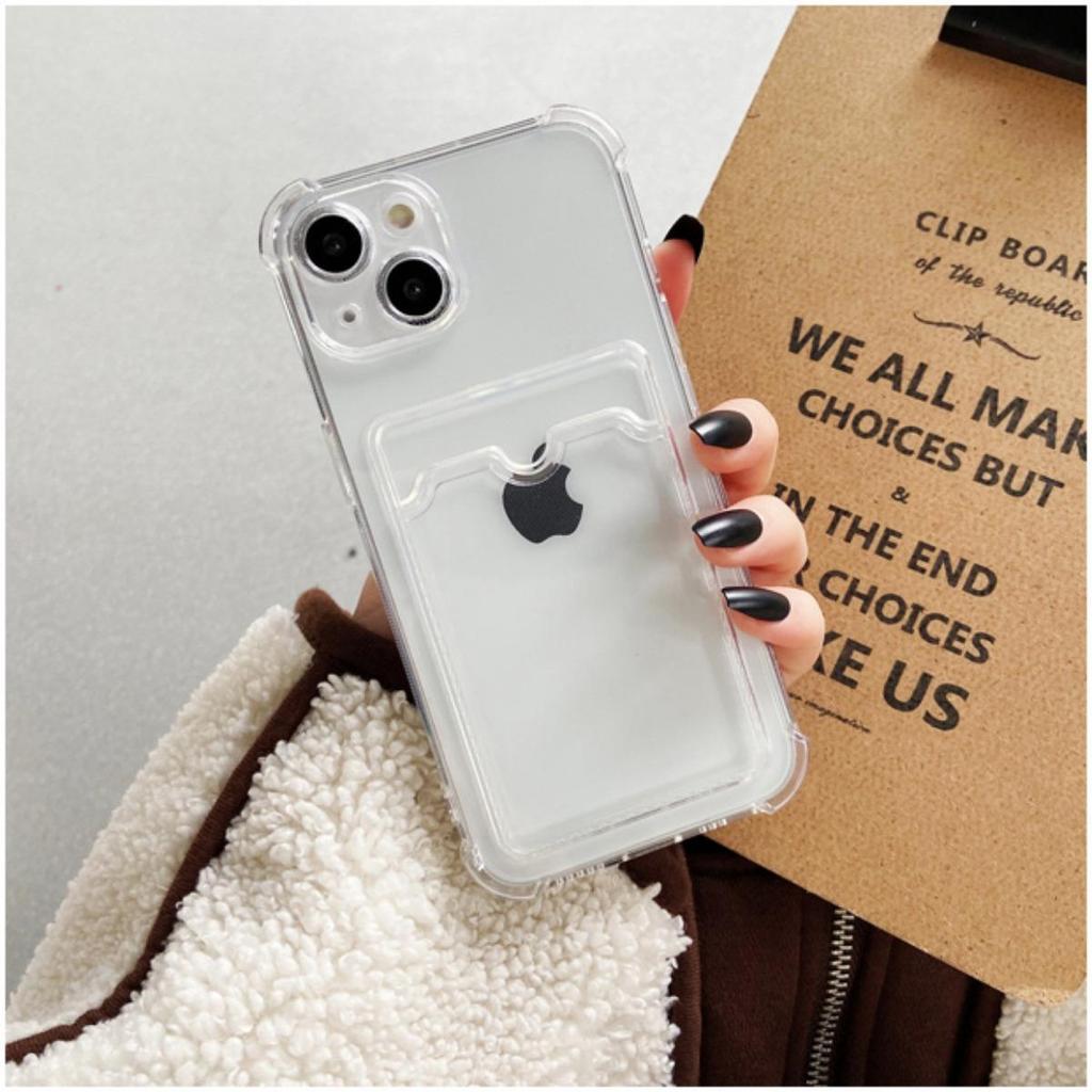 Carcasă de telefon simplă, cu suport pentru carduri foto, în culori uni, pentru iPhone 16, ProMax, Pro Plus, 15, 14, 13, Mini, 12