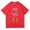 The Amazing Digital Circus Jax Purple Rabbit T-shirt Men and Women Summer Cotton Clothing Short Sleeved Tee