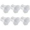 6Pcs European Modern Chandelier Fabric Lampshade Wall Lamp Cover Light Fittings White
