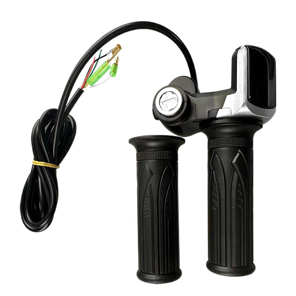 Electric Throttle Handle - Scooter Twist Grip, Motorcycle Speed Control | ABS Rubber Metal