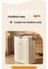Foldable Laundry Hamper with Wheels, Large Capacity Dirty Clothes Basket for Bathroom Storage
