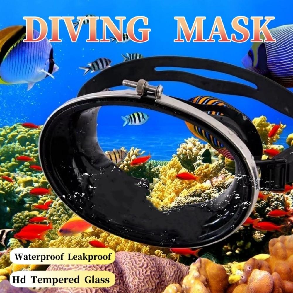 HD Diving Masks Silicone Swimming Goggles Underwater Salvage Diving Glasses  Underwater