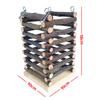 Wooden Hay Rack Bite-resistant Hanging Grass Frame Feeder Pet Supplies For Chinchilla Guinea Pig Rabbit