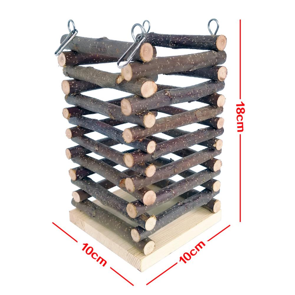 Wooden Hay Rack Bite-resistant Hanging Grass Frame Feeder Pet Supplies For Chinchilla Guinea Pig Rabbit