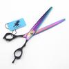 8.0 Inch, High-Grade, Black Handle, Colored Pet Scissors, Pet Grooming Scissors, Dense Tooth Scissors