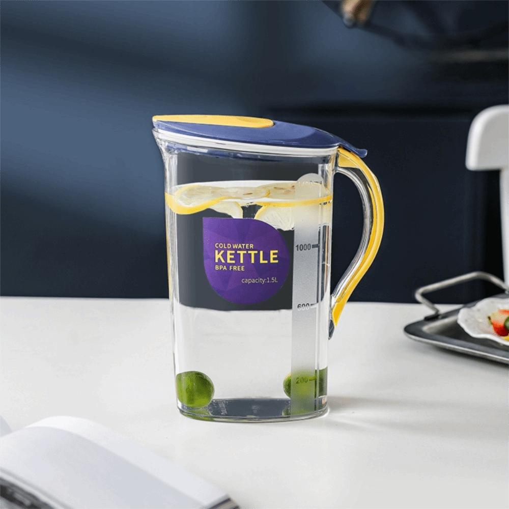 Heat Resisttant Cold Water Kettle With Cups Water Pot Durable Water Jug  Refrigerator