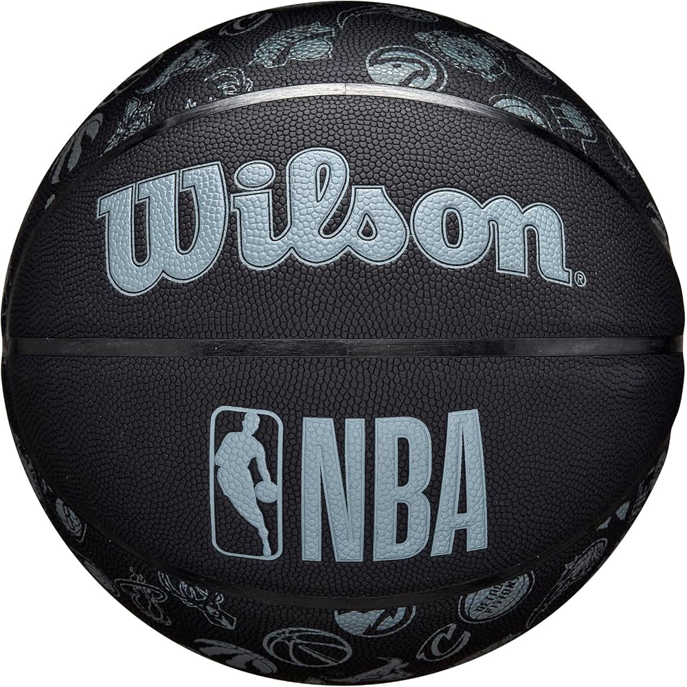 Wilson NBA All Team Basketball Size 7 24.5cm Diameter Black