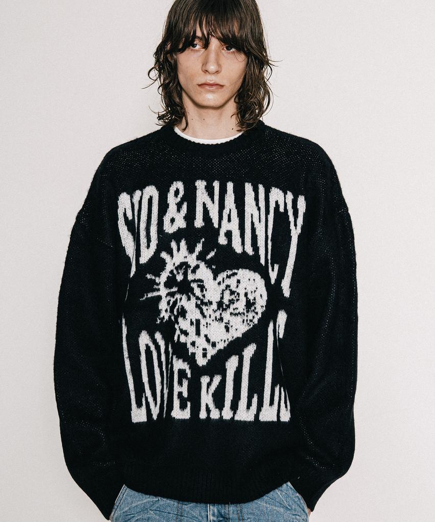 VASTIC Love Kills Brush Knit_Black
