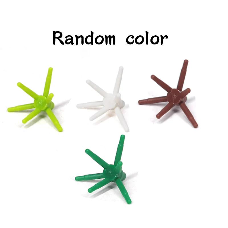 Non-Toxic Moc Building Blocks Plant Bush Tree Flower Grass Diy Buildingparts Creative Bricks 2417 2423 4727 6255 30176 33291 32607 Toys