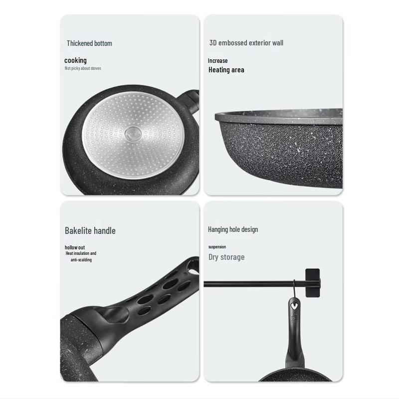COOKER KING Maifan Stone Antihaft-Bratpfanne