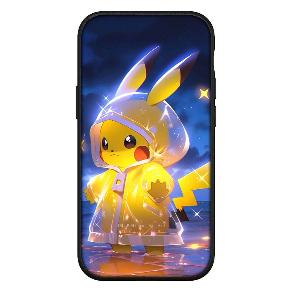 Cover for iPhone 17 16 15 Xiaomi Poco Redmi Note 14 13 12 11 Pro Max X 9 16e Samsung Galaxy S25 S24 S23 OPPO Huawei Game Pokemon Go Pikachu Phone Case