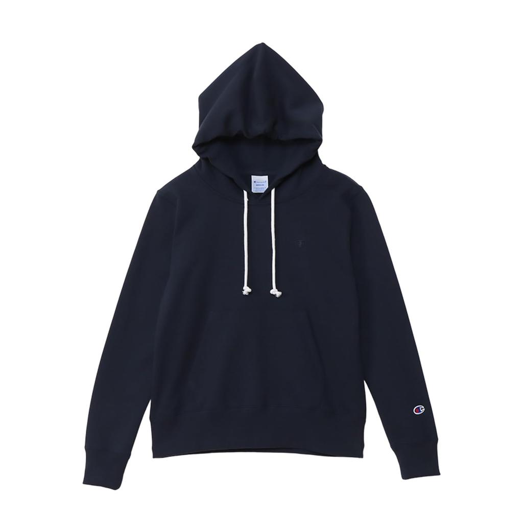 Champion Basic Long Sleeve Fleece Hoodie with Embroidered Size XL Women's Logo, Navy, (CW-Y107)