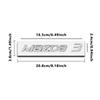 1pcs 3D ABS Car Metal Logo Letters Trunk Emblem Sticker For Mazda Axela Atenza CX-3 CX-5 CX-8 CX-7 CX-9 MS 6 5 3 2 Demio MPS MS k1
