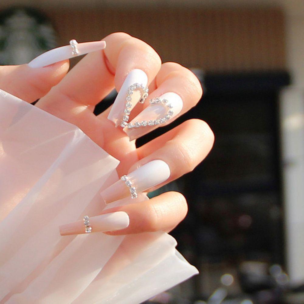 

Съемный маникюрный инструмент Полное покрытие Ногти Наконечники горный хрусталь Поддельные ногти Гроб Ложные ногти Носимые