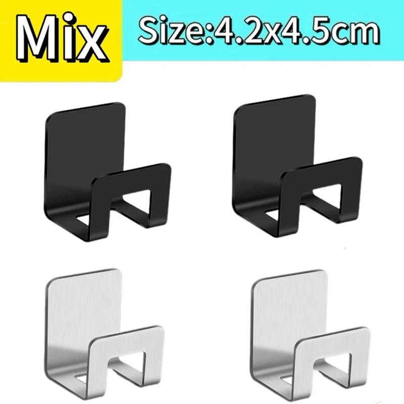 Stainless Steel Kitchen Sink Sponge Holder Tray Drainer Rack Self Adhesive Hook Sink Storage Holder Kitchen Accessories