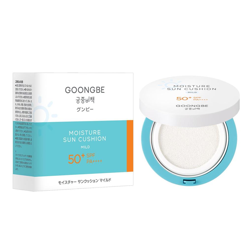 GOONGBE Sunscreen Sun Care Sun Cushion For UV Sunburn Low Sensitive No UV Korean Skin G50110 (14g/Moisture Mild) Children, Babies, Protection,
