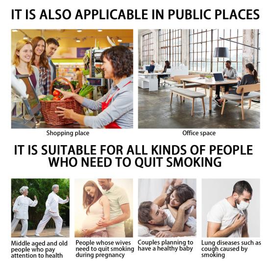 Yousheng 7Pcs/Box Smoking Cessation Sticker Moderate Quick Effect Non-irritating Professional Safe Alleviate Irritability Non-woven Fabric Nicotine