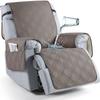 Waterproof Recliner Chair Cover Non Slip Armchair Slipcovers For Recliner Chair With Pocket Washable Reclining Chair Cover
