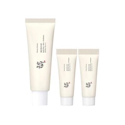 Reliéf Slunce: Rýže + Probiotika Opalovací krém 50 ml + 10 ml × 2