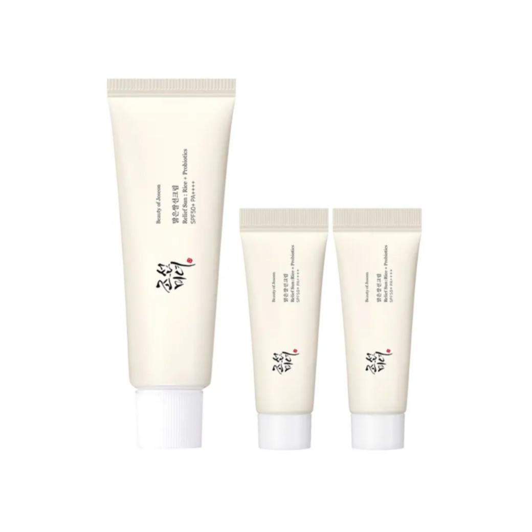 

Beauty of Joseon Relief Sun: Rice + Probiotics Sunscreen 50ml + 10ml × 2