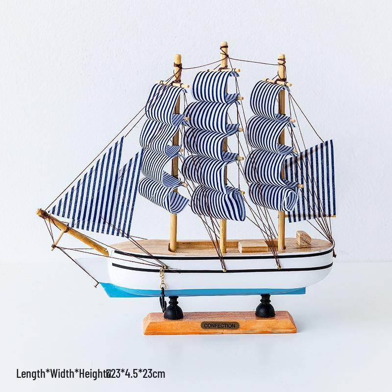 Sailboat Ornament: Creative Home Décor for Living Room, Wine Cabinet, Graduation Gift, or Office Desktop