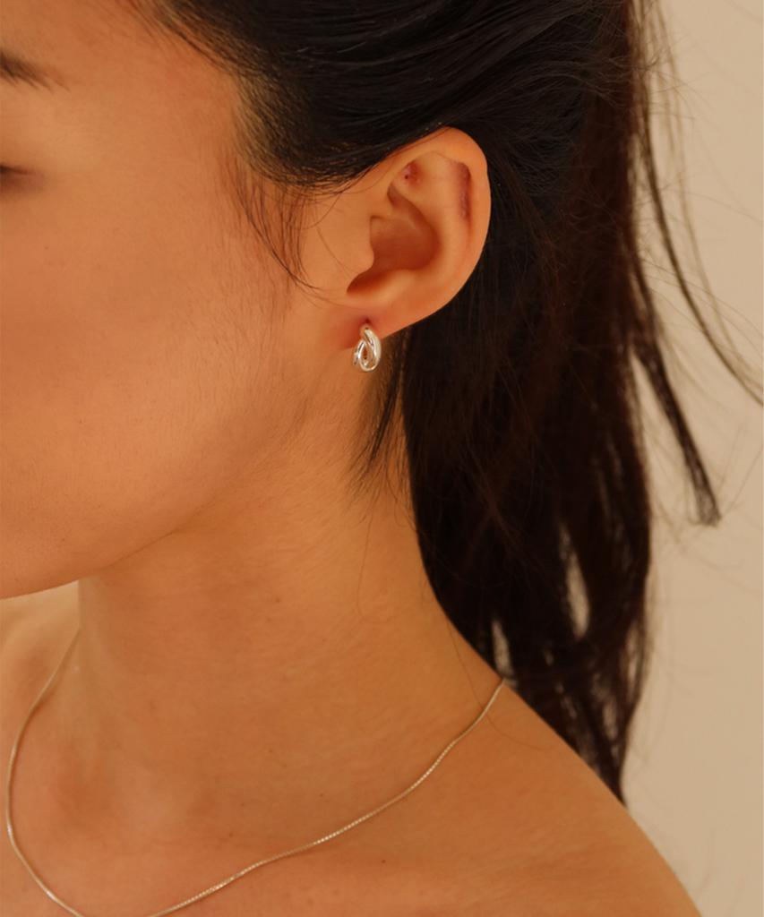 Febor Knot Earring_Silver