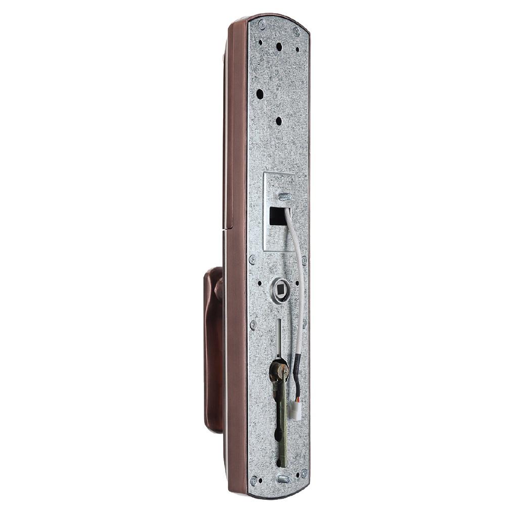 5 Way Security Electronic Digital Smart Door Fingerprint Lock APP+Key+Card+Touch Password+Fingerprint Door Lock