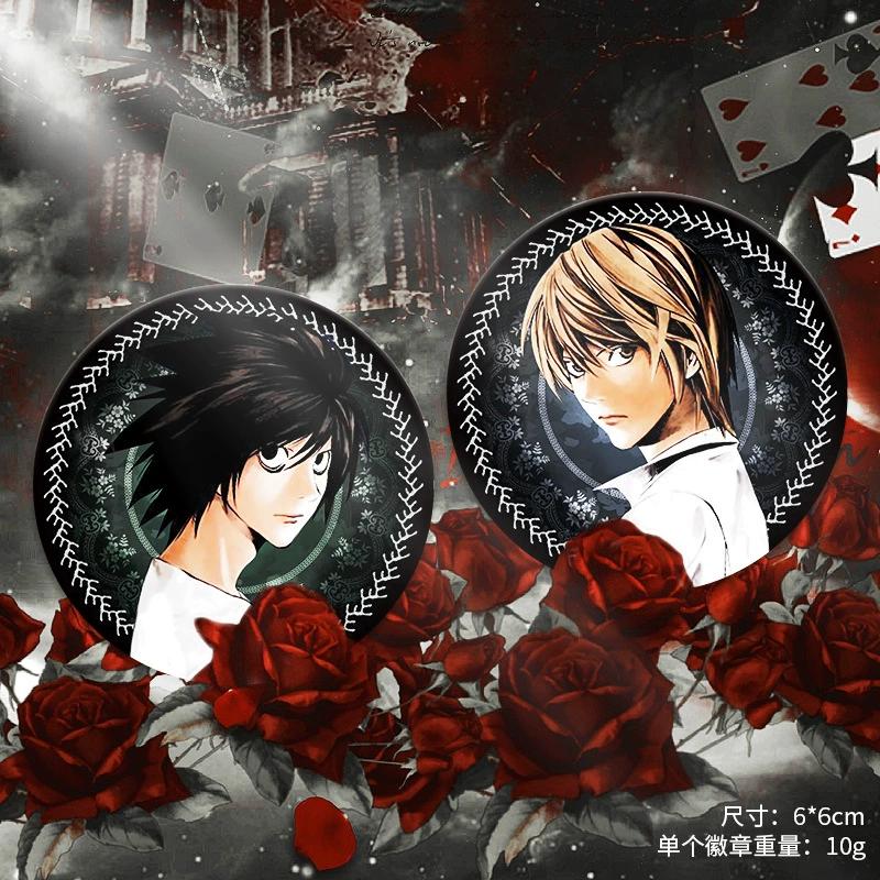 Death Note Notebook PU Leather A5 B5 Size Anime L Light Yagami Ryuk Cosplay Gift Diary Journal with Free Necklace Chain