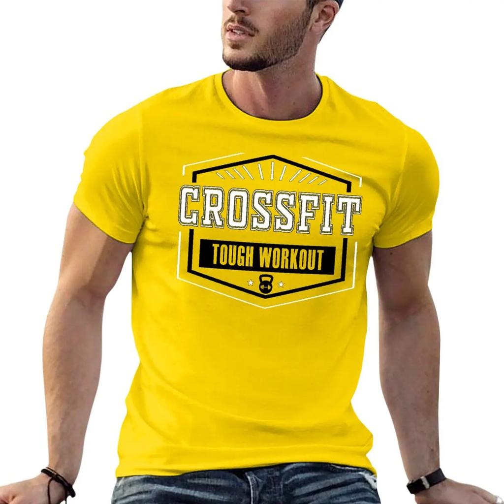 New Crossfit T-Shirt tops Aesthetic clothing t shirts for men